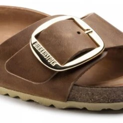 Birkenstock Women's Madrid Big Buckle Oiled Leather In Cognac (Narrow Width) 10 Birkenstock Women's Madrid Big Buckle Oiled Leather In Cognac (Narrow Width) -Getoutside Shoes 1 0 1006525 detail 1 1100x