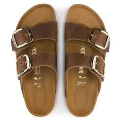 Birkenstock Women's Arizona Big Buckle Oiled Leather In Cognac (Narrow Width) -Getoutside Shoes 1 0 1011073 3 1100x