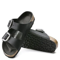 Birkenstock Women's Arizona Big Buckle Oiled Leather In Black (Narrow Width) -Getoutside Shoes 1 0 1011075 4 1100x