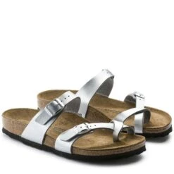 Birkenstock Mayari Birko-Flor In Silver -Getoutside Shoes 1 0 1045 birkenstock mayari birko flor 71083 silver 3 1100x