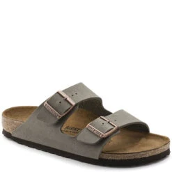 Birkenstock Arizona Birkibuc In Stone (Narrow Width) -Getoutside Shoes 1 5 151213 1100x