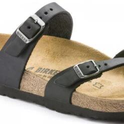Birkenstock Women's Mayari Oiled Leather In Black -Getoutside Shoes 1 7 171481 detail 1 1100x
