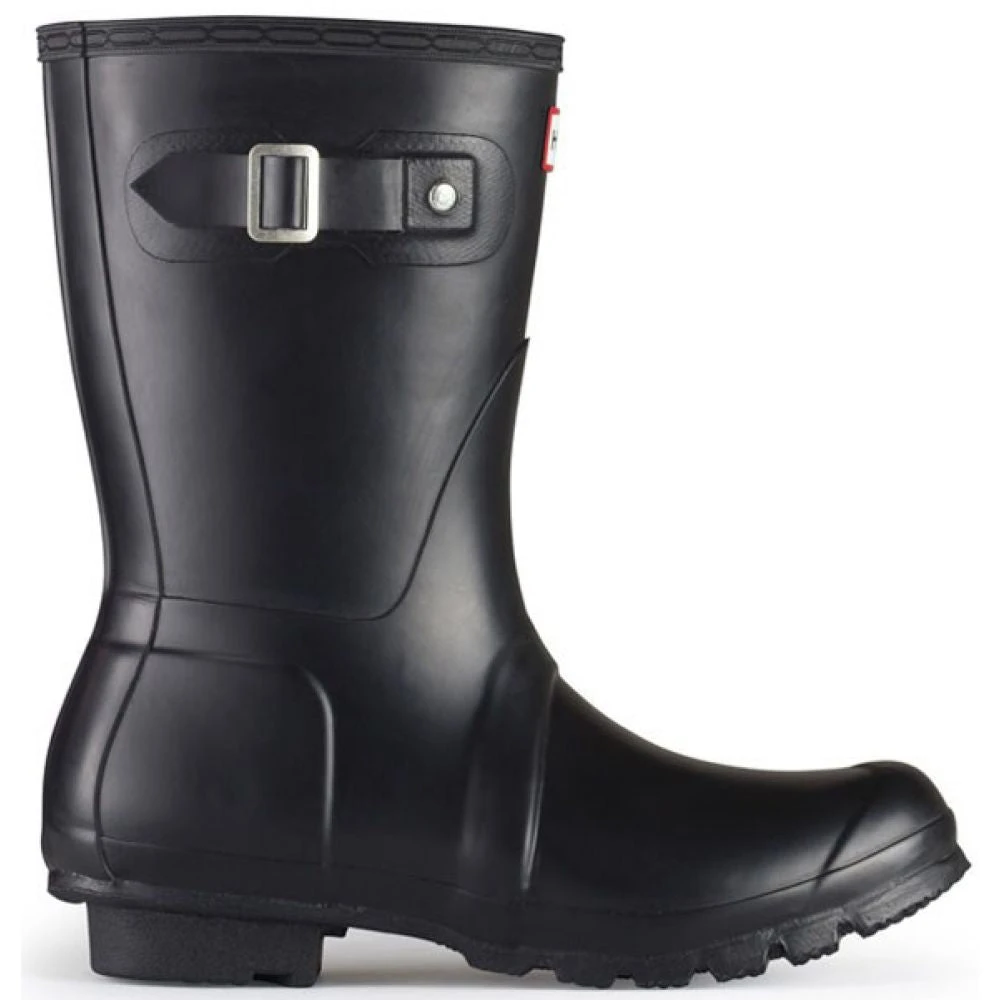 Hunter Women's Original Short Rain Boots In Black 1 Hunter Women's Original Short Rain Boots In Black