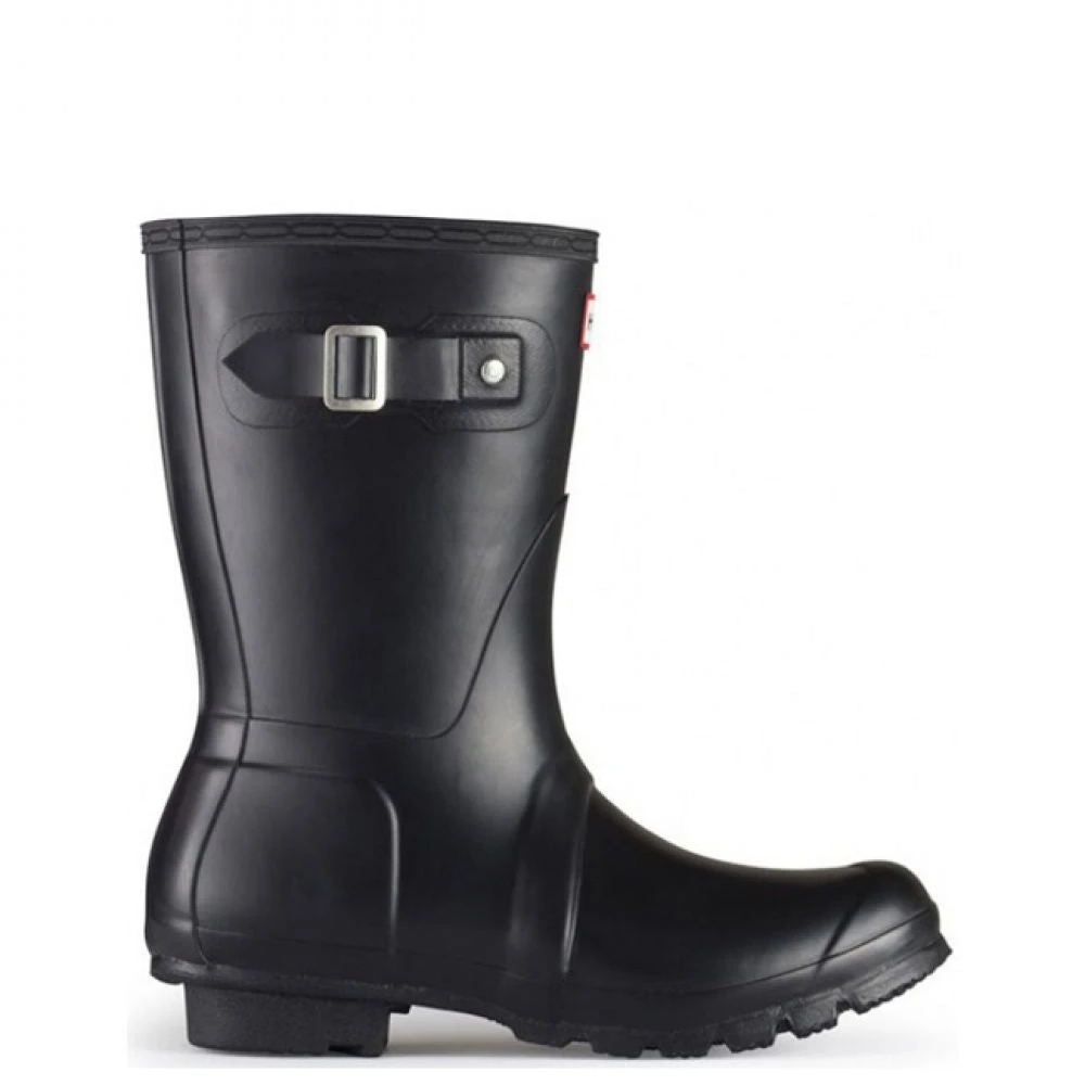 Hunter Women's Original Short Rain Boots In Black 2 Hunter Women's Original Short Rain Boots In Black - Image 2