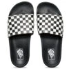 Vans Men's Slide-On In Checkerboard Black/White
