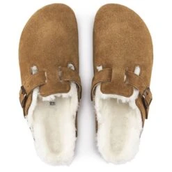 Birkenstock Boston Shearling In Mink -Getoutside Shoes BI 1001140 508W 4 1100x