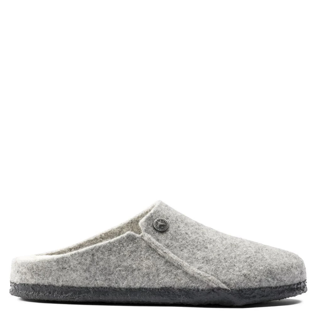 Birkenstock Men's Zermatt Shearling Wool Felt In Light Grey 1 Birkenstock Men's Zermatt Shearling Wool Felt In Light Grey