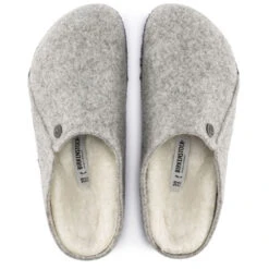 Birkenstock Men's Zermatt Shearling Wool Felt In Light Grey 6 Birkenstock Men's Zermatt Shearling Wool Felt In Light Grey -Getoutside Shoes BI 1015092 2100 3 1100x