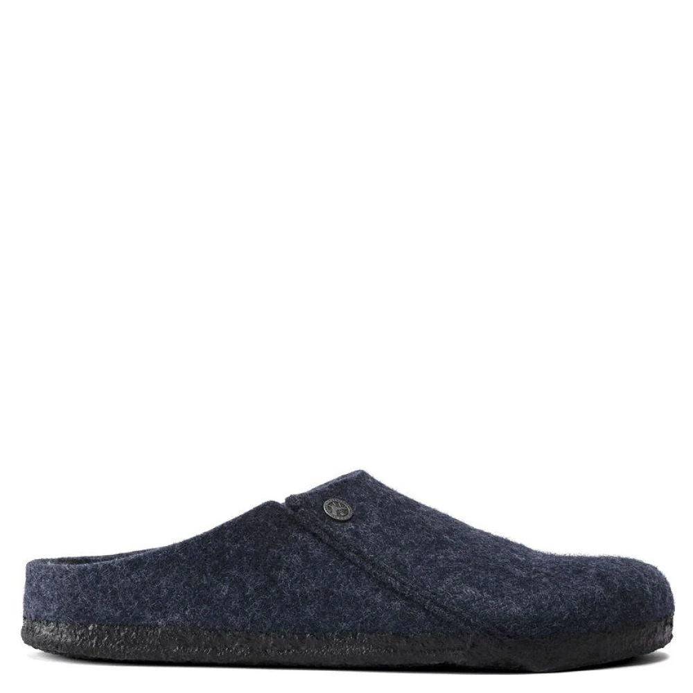 Birkenstock Men's Zermatt Shearling Wool Felt In Dark Blue 1 Birkenstock Men's Zermatt Shearling Wool Felt In Dark Blue