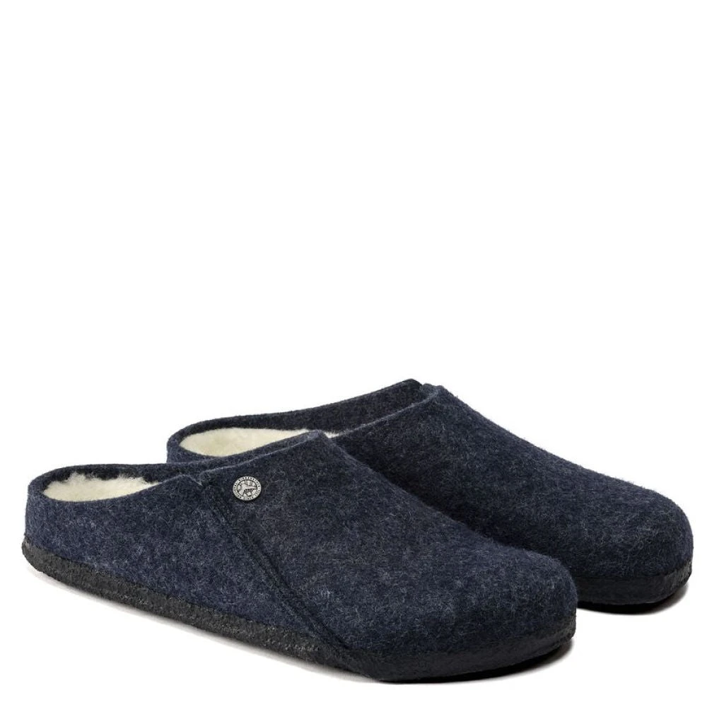 Birkenstock Men's Zermatt Shearling Wool Felt In Dark Blue 2 Birkenstock Men's Zermatt Shearling Wool Felt In Dark Blue - Image 2