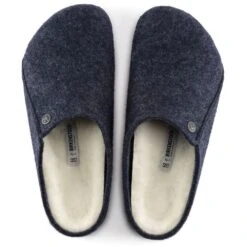 Birkenstock Men's Zermatt Shearling Wool Felt In Dark Blue 6 Birkenstock Men's Zermatt Shearling Wool Felt In Dark Blue -Getoutside Shoes BI 1017535 2098 3 1100x