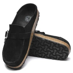 Birkenstock Buckley Suede Leather In Black (Narrow Width) -Getoutside Shoes BI 1017826 2073 3 1100x