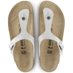 Birkenstock Gizeh Birko-Flor In White 7 Birkenstock Gizeh Birko-Flor In White -Getoutside Shoes b i birkenstock gizeh birko flor white 43733 4 1100x