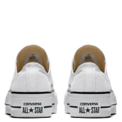 Converse Women's Chuck Taylor All Star Lift In White/Black -Getoutside Shoes c o convers chuck taylor all star lift low top white 560251c 6 1100x