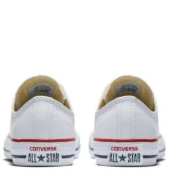 Converse Chuck Taylor All Star Leather Low Top In White -Getoutside Shoes c o converse taylor all star leather low top black 132173c 5 1100x