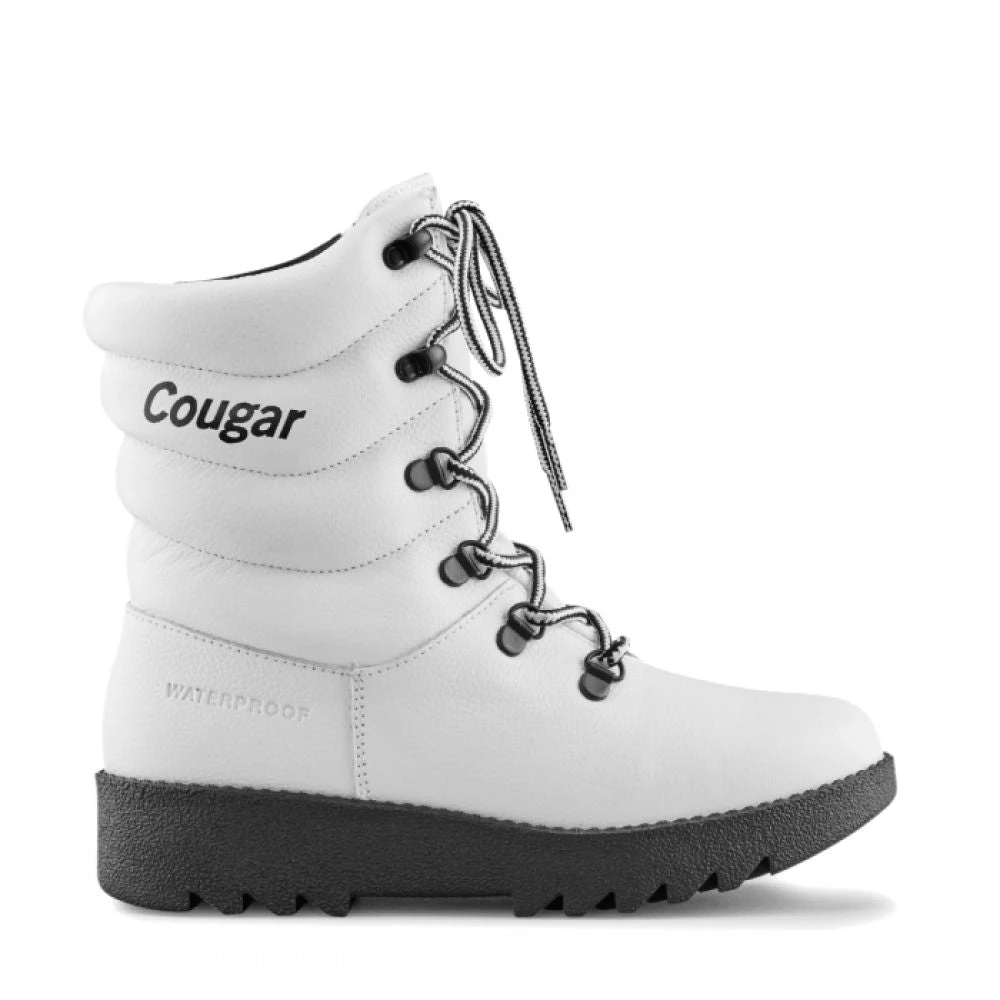 Cougar Women's Original Pillow Boot In White 1 Cougar Women's Original Pillow Boot In White