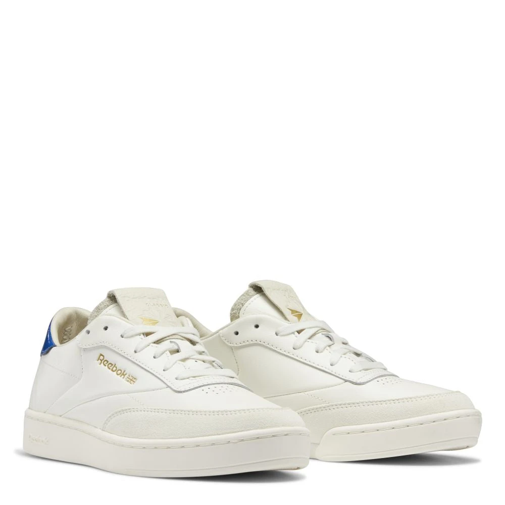 Reebok Women's Club C Clean In Chalk/Chalk/Vector Blue 2 Reebok Women's Club C Clean In Chalk/Chalk/Vector Blue - Image 2