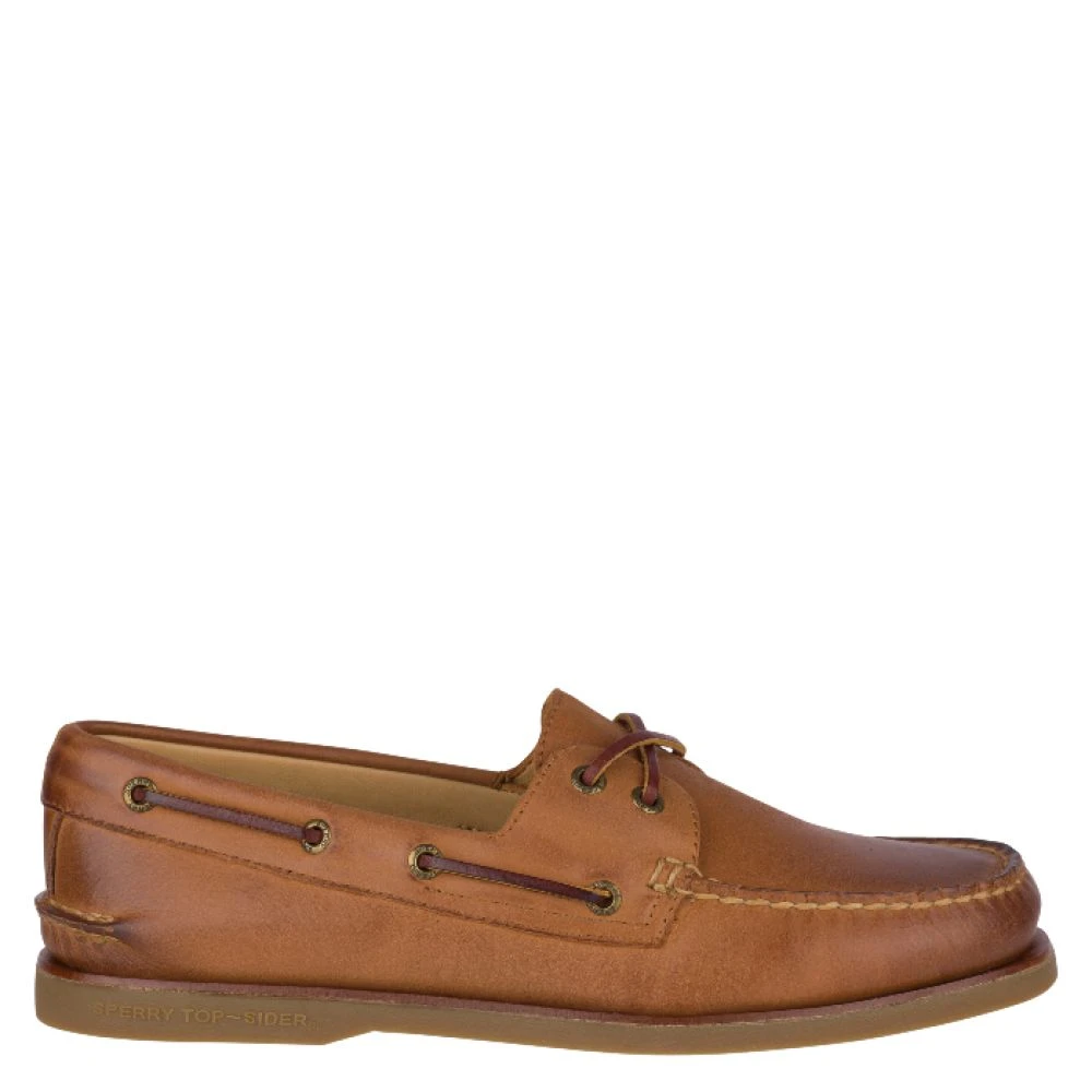 Sperry Men's Gold Cup Authentic Original 2-Eye Boat Shoe In Ginger 1 Sperry Men's Gold Cup Authentic Original 2-Eye Boat Shoe In Ginger